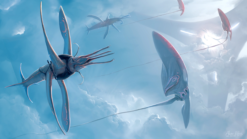Illustration for article titled Only one artist dares to capture alien creatures in their natural habitat